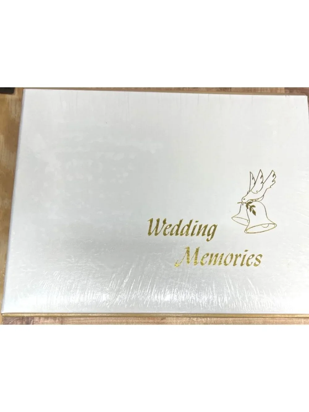 Wedding White Leather Album  Wedding Page, Guest Page, Gift Pages Scrapbook Page